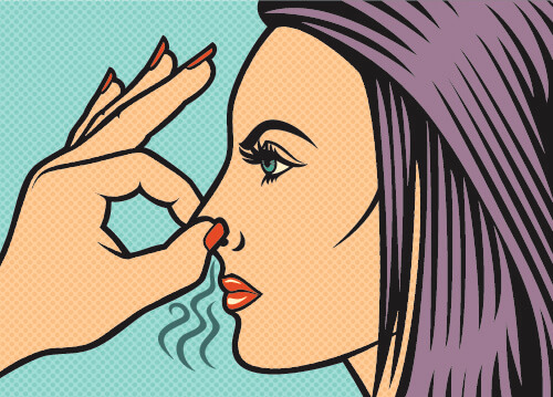 bad smell illustration