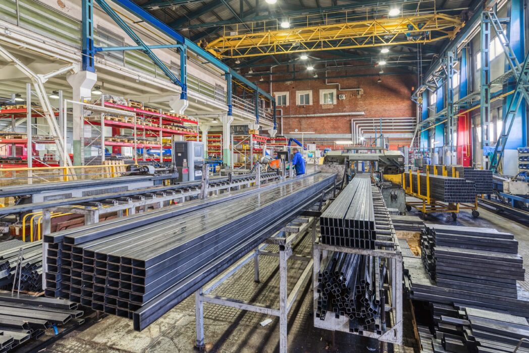 iron steel metalwork production industry factory